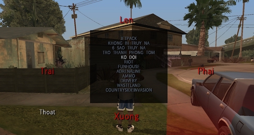 Grand Theft Auto MOD Menu