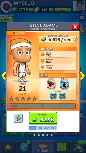 Idle Five Basketball MOD Vô Hạn Tiền