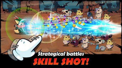 Idle Hero Battle tiêu diệt quái vật