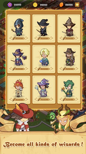 Idle Magic School MOD Menu, Vô Hạn Vàng, Nước Thánh