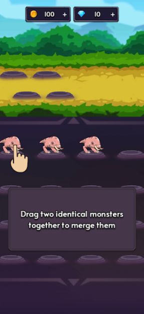 Monsters VS Hunters quái vật chiến đấu