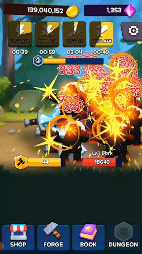 Sword Clicker Idle Clicker game click chuột nhàn rỗi