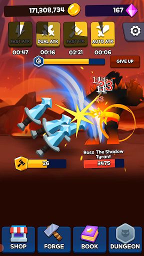 Sword Clicker Idle Clicker mod vô hạn kim cương