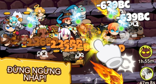 Tải Tap Dungeon Hero: Idle Infinity RPG Game