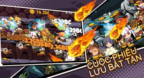 Tap Dungeon Hero: Idle Infinity RPG Game MOD Nâng Cấp, Sát Thương