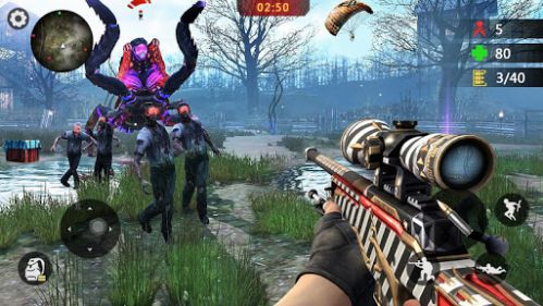 Zombie 3D Gun Shooter tiêu diệt trùm cuối