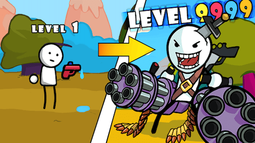 One Gun 2 Stickman mod vô hạn đá quý