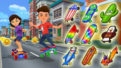 Skater Rush mod tiền