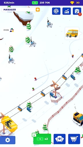 Ski Resort: Idle Tycoon MOD tiền