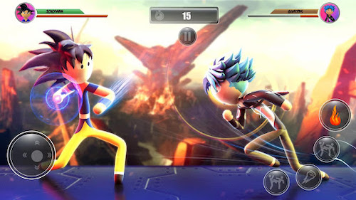 Stickman Dragon Hero Fighter MOD tiền