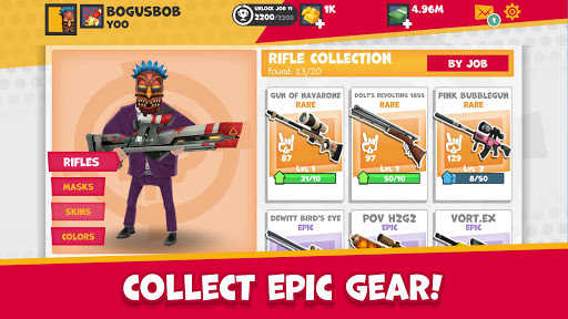 Snipers vs Thieves mod vô hạn tiền