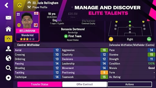 Football Manager 2022 Mobile MOD bản đầy đủ