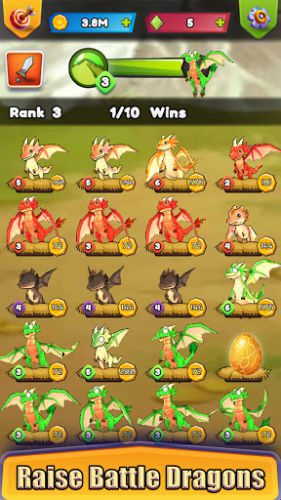 Dragon Merge Master Idle breeds dragons