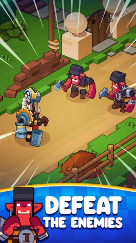 Medieval Merge phòng thủ quái vật