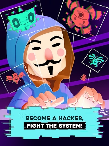 Hacking Hero: Hacker Clicker mod vô hạn tiền