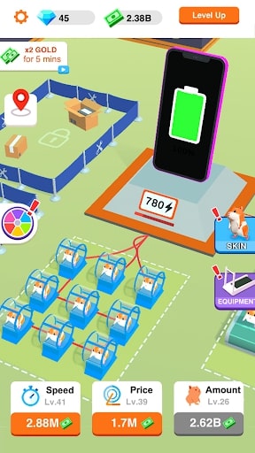 Idle Hamster Energy mod vô hạn tiền