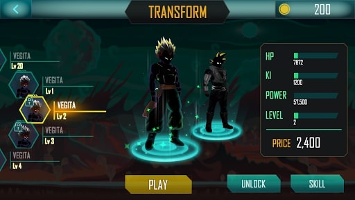 Ngọc Rồng Siêu Cấp MOD vô hạn tiền