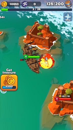 Pirate Raid mod tiền