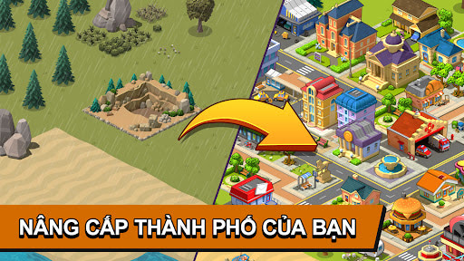 Village City Town Building mod tiền