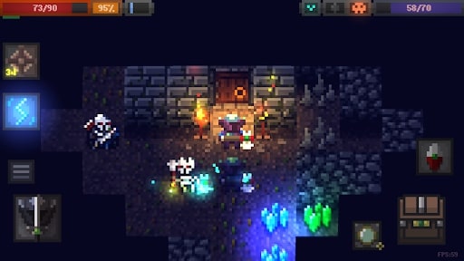 Caves (Roguelike) mod tiền