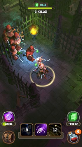 Dungeon Valley tiêu diệt quái vật