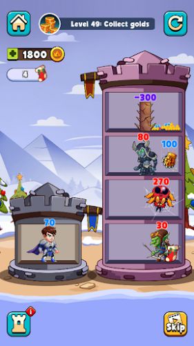 Hero Tower Warstiêu diệt quái vật