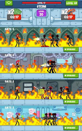 Idle Stickman bắn súng