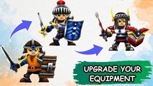 Idle Warrior Tales nâng cấp anh hùng