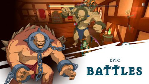 Tales of Dust chiến đấu với quái vật