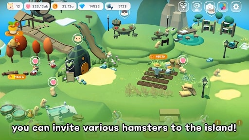 Hamster Village MOD vô hạn tiền