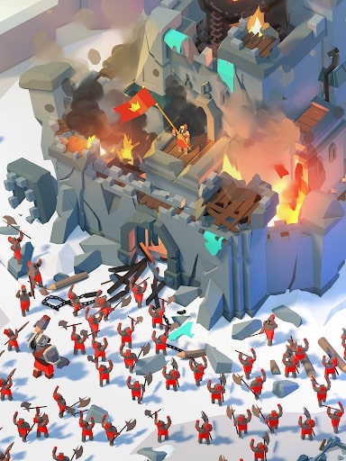 Idle Siege: War simulator game nhận thưởng