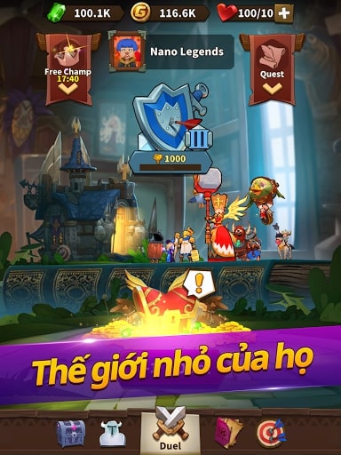 Nano Legends mod vô hạn tiền