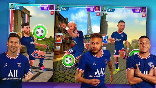 PSG Football Freestyle 2022 MOD vô hạn tiền