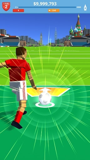 Soccer Kick mod vô hạn tiền