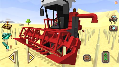 Blocky Farm Racing thu hoạch trái cây