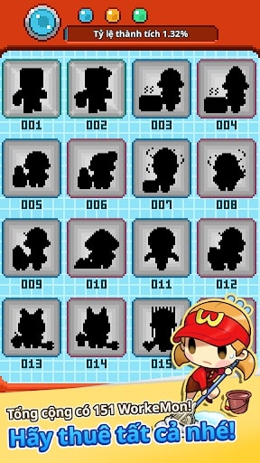 WorkeMon hack tiền