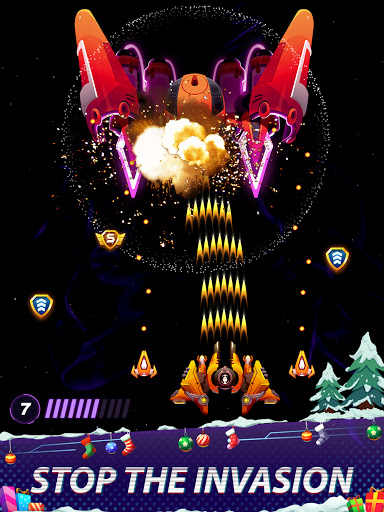 Galaxy Attack - Space Shooter MOD kim cương