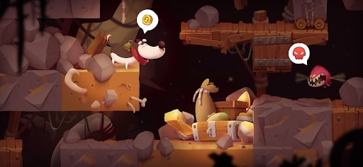 Game phiêu lưu của chó diggy