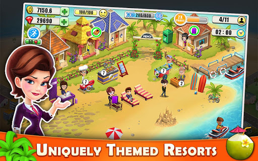 Resort Tycoon MOD tiền
