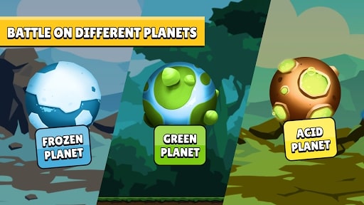 Alien Hunter 2D MOD kim cương