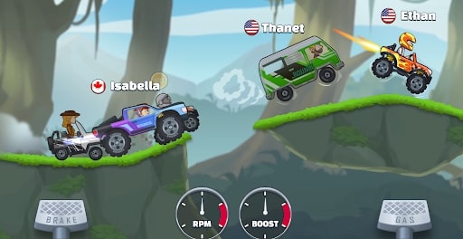 Climb Offroad Racing MOD nhiên liệu