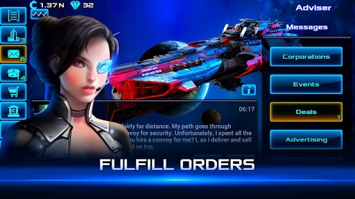 Idle Space Business Tycoon MOD tiền