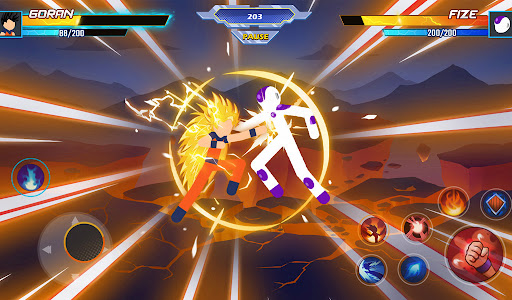 Stickman Fight: Dragon Warrior MOD tiền