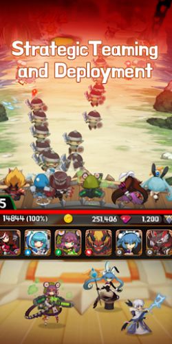 Idle Merge Heroes anh hùng chiến đấu