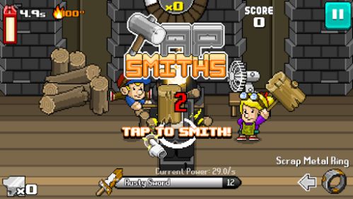 Tap Smiths simulate blacksmith