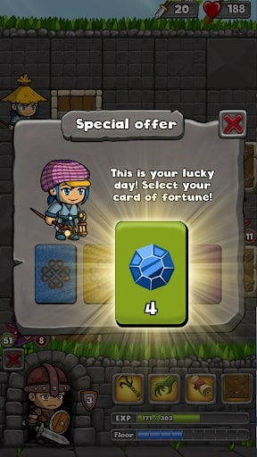 Dungeon Knights mod bất tử