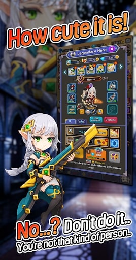 HEROES UNITE : IDLE & MERGE mod hack tiền