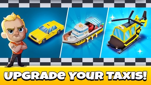 Idle Taxi Tycoon Hack kim cương