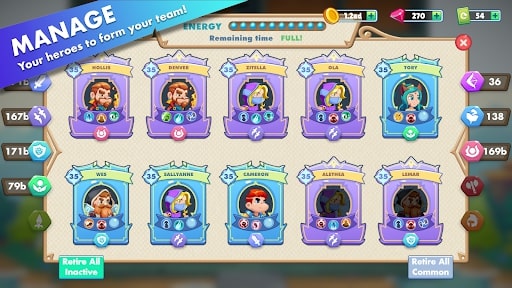 Merge Fight Tactics MOD tiền