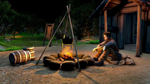 Woodcraft Island Survival MOD tiền